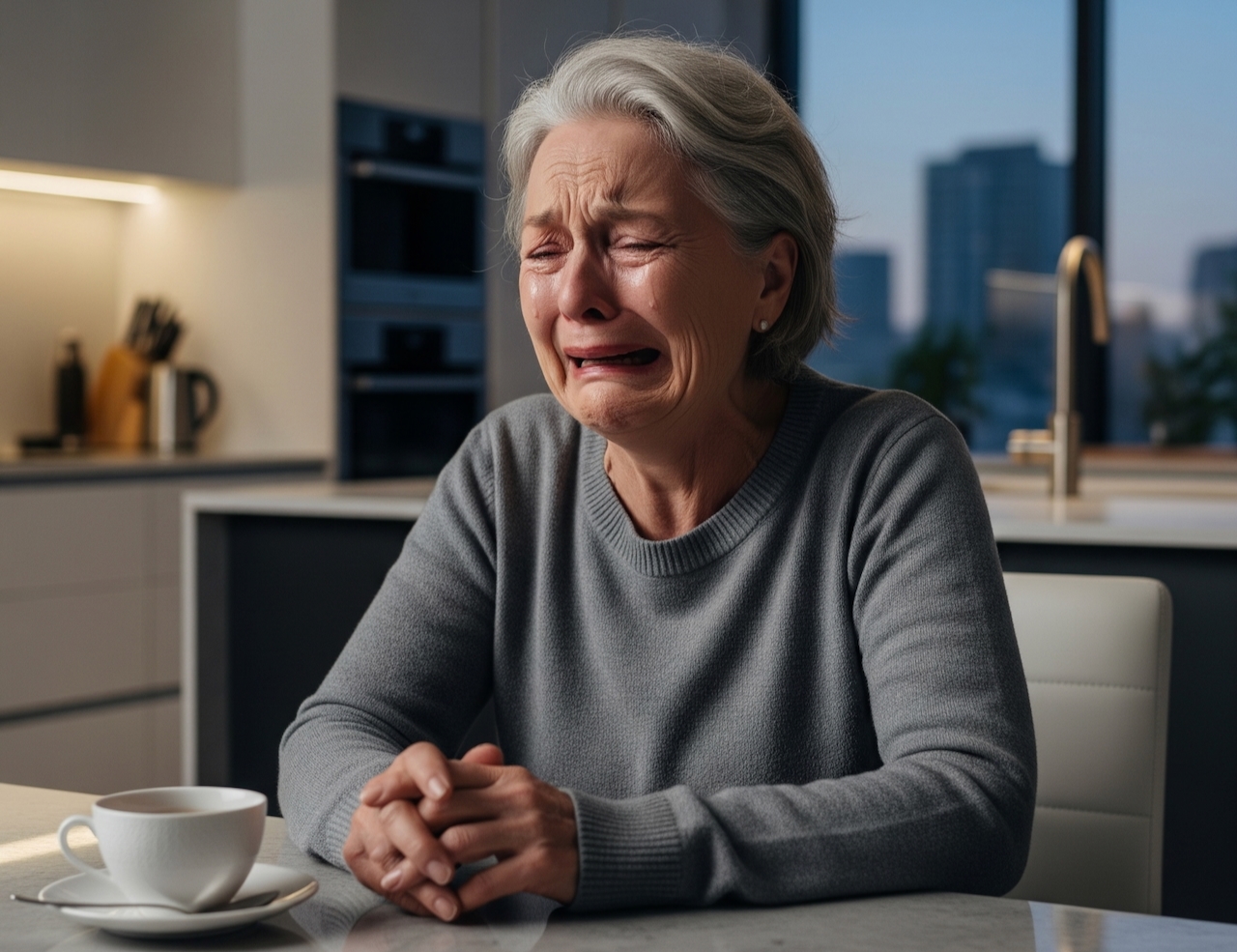 Eerst overleed haar man. Mevrouw B. was oersterk. Toen werd haar schoonzus terminaal. Bij haar stervensbegeleiding aan huis, brak mevrouw B. plots.